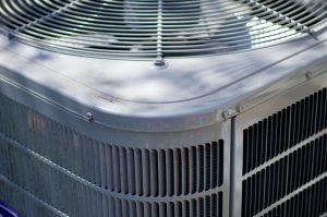 close up of an HVAC system